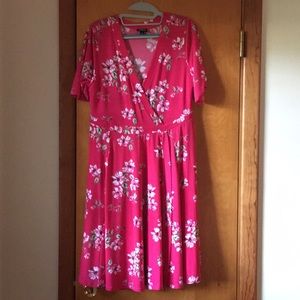 NWOT Retro Floral Dress